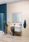 AQUANET Токио 110 R Тумба для ванной комнаты с раковиной (подвесная, 1 ящик) - фото 93458