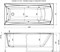 AQUANET Акриловая ванна Cariba 170x75 AQUANET-00203925