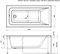 AQUANET Фронтальная панель для ванны Bright 145 - фото 98971